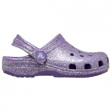 Crocs Classic Fantasy Glitter Clog παιδικό σαμπό T 212562-510 μωβ 